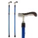 Forearm Crutch/Cane Folding Crutches for Adults Multifunction Crutch 5 Steps Height Adjustable Non Skid Rubber Tips That Acts As A Extra Balance Strong Performance Cane. (1 Pcs) Journey 2 Pcs