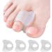 Toe Spreader for Big Toes - Gel Stretcher & Silicone Caps for Hallux Valgus Correction | Pack of 4 - Buy Online on GoSupps.com
