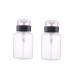 PartyKindom 2pi ces Flacons Pompe pour Vernis Ongles de Rangement pour Liquide avec Blocage Air et Conception tanche