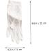 FRCOLOR Mittens 1 Pair Grooming Gloves Inspection Gloves Hand Moisturizer Hand Gloves Paraffin Wax Gloves Breathable Moisture Gloves Beauty Accessory Silk Multifunction Jewelry White - Buy Online on GoSupps.com