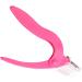 Nail Tip Clipper Edge Cutter Adjustable Plastic Fake Nail Art Cutter Trimmer for Salon Home Art Beauty Design DIY Use Rose Red - Buy Online on GoSupps.com