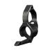 Flashlight Adapter Ring for 1 Inch Inner Diameter Lights Nylon Lightweight Flashlight Ring Portable Flashlight Adapter Ring Compatible for Light HLHL/HLHL-XX Black
