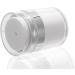 Furnido 2 Pack 1.7 oz Airless Pump Jars - Refillable Travel Lotion Containers for Skincare Cream - White - Buy Online on GoSupps.com