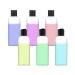 3.4 Oz Clear TSA Approved Travel Bottles - Set of 6 | Refillable Plastic Containers for Shampoo & Lotion - Buy Online on GoSupps.com