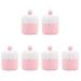 6pcs Makeup Cups Soap Whip Bubbling Foaming Tool Facial Making Using Device Maker Foamer Bottles Bathroom Foam Former Bubble Manual Dispenser Travel Pink Cup Empty Chic