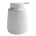 White Lotion Dispenser 12 oz Ceramic Hand Soap Dispenser with Easy-to-Press Large Area Press Pump for Shampoo Bathroom Kitchen Hotel