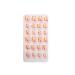 dijiusidy 1 Set Christmas Nail Wraps Cartoons Style Decor Adorable False Fingernails Children Removable Art Decals DIY Manicure PNT-16-15