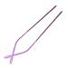 Qdragvoi Exchange of the glasses brackets Vintage glasses replacement bracket* glasses bone glasses brackets 1 pair of women's glasses substitute bar made of metal for reading glasses purple unit size parent