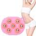 Massage shoe massage glove 2 in 1 360 degreable 7 balls Striegel and massage for the clean handball shape of ball roller glove body treatment for skin tightening