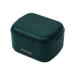 Tebi Box orthodontic Retainer Toothepage Box Control tank prosthesis storage bathing box with sieve prosthesis etui for cleaning mini-dental device container Portable green