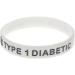 Set of 5 Type 1 Diabetes Silicone Bracelets - Insulin Dependent Diabetic Awareness Wristbands - Buy Online on GoSupps.com