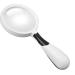 High-Definition Handheld Light with LED Reading Magnifier All Optical Glass Lens Made in China