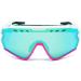 Buy Phieres Sharkbiteph Origin Sports Glasses - Unisex Eco-Friendly TPU Frame Polarized UV400 Protection - MTT WHT PINK / ICE Blue - Buy Online on GoSupps.com