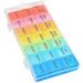 7-Day Pill Box Organizer | Daily AM/PM Medication Planner | Travel-Friendly & Easy to Use - Buy Online on GoSupps.com