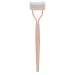 Half Arc Stainless Steel Eyelash Separator Portable Folding Eyelash Comb with Protective Cover Arc Designed Lash Definer Comb Makeup Mascara Comb