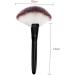 Beavorty black makeup Wood Handle Brush Powder Foundation Brush Cosmetics Wooden large - Buy Online on GoSupps.com