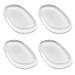 4 Pieces Silicone Makeup Sponge Silicone Makeup Blender Washable Premium Quality Gel Foundation Makeup and Puff for Liquid Primer Foundation Cream Contour or Concealer