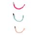 Exquileg 4-Piece Unisex Pacifier Band Set | Cotton Pacifier Straps with Stainless Steel Clamps for Newborns - Buy Online on GoSupps.com