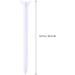 25pcs Lightweight Durable Plastic Zero Friction Golf Tees - White - Buy Online on GoSupps.com