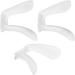 Lurrose Slipproof U-Shaped Silicone Nose Pads - 3 Pieces Glasses Bridge Rubber Saddle Strap Replacement for Secure Fit - Buy Online on GoSupps.com