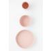 Silicone Dinnerware Set for Toddlers and Babies - Pink Plate, Bowl, Cup - Buy Online on GoSupps.com