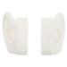 UKCOCO Maniquin Silicone Ear Model- White Ear Display Model Reusable Ear Models Left and Right Simulation Human Ear Model for Shop Window Displays Teaching Props Practice Tool Fake Ear Model