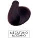 Mystic Color - Permanent Cream Colouring with Argan Oil and Calendula - Long Lasting Hair Dye - Mahogany Brown Color 4.5-100ml - Buy Online on GoSupps.com