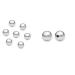 100pcs Adabele Authentic 925 Sterling Silver Seamless Smooth 3mm (0.12 Inch) Small Round Spacer Beads for Jewelry Making SS142 100 3mm