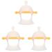 Toyvian Toddler Toys Toddler Toys Toys Baby 3 Pieces Baby Teething Toys chupones 0-6 Nursing teether Silicone Teething Silicone Baby Wrist Toys Baby Baby Toys Baby Toys Yellowx3pcs 10.8x10.5x10.5cmx3pcs