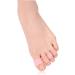 Healvian Double Hole Toe Splitter Nail Art Tool - 12pcs Toe Spreader Set for Bunions, Hammer Toe Corrector, Toenail Separator - Foot Care Kit 5.6x2cm - Buy Online on GoSupps.com