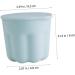 Mobestech 2 Sets Pp Washing Bowl Cosmetic Brush Cleaning Tool Puff Cleaning Scrubber Makeup Cleaner Kit Silicone Makeup Mat Brush Scrubber Bowl Silica Gel Silicone Brush Make up Sky-blue medium - Buy Online on GoSupps.com