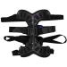 KouRy New Adjustable Scoliosis Posture Corrector Spinal Auxiliary Orthosis for Back Recovery Adults Posture Correction Easily Adjustable (Black)