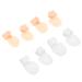 Flex Tools 8 Pcs Little Splitter Nursing Foot Protectors for Feet Gel for Nails Bunion Protector Bunion Big Calluses Bunion Hallux Straightener Care Tool Spacers