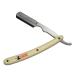 Stainless Steel Professional Barber Straight Edge Razor (CREAM)