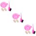 minkissy 6 Sets Hair Salon Tool Hair Dyeing Comb Hair Dyeing Supplies Hair Coloring Kit Hair Coloring Brushes Hair Bleach Styling Brush Hair Dye Tool Baking Oil Pink Hair Dye Bowl
