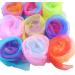 SMATime10 pieces of juggling chiffon towels for dancing square dance scarves ideal as a prop for sensory tools dancing juggling stage appearance costume suitable - 60 x 60cm