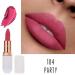 Phoera Absolute Velvet Matte Lipstick - Long Lasting Waterproof Pigment Makeup UK (104 Party) - Buy Online on GoSupps.com