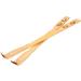 1pc Bamboo Wood Back Scratcher - Strong & Stable Traditional Wooden Back Massager for Ultimate Relaxation - Buy Online on GoSupps.com