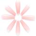 OnSaya Coffin False Nails Long Fake Nails Pink Natural Press on Nails Ballerina Acrylic Stick on Nails 24pcs for Women and Girls 1 count (Pack of 1) Pink - Buy Online on GoSupps.com
