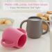 Silikong Tiny Cups (2 oz) for Toddlers - 100% Food-Grade Silicone | Baby Led Weaning Tools - 2 Pack (Pink/Gray) - Buy Online on GoSupps.com