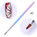 1Pc Nail Dotting Pen Manicure Brush nail Blending Brush nail design pen nail painting pens Nail Brush Pen Nail Pen fingernail brush finger nail brushs Pedicure Pen tool girl 16.6*1cm Picture 3 - Buy Online on GoSupps.com