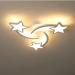 Comely Dimmable LED Ceiling Lamp with Remote Control | Modern 30W Star Design | White Starry Sky Light for Children's Room Bedroom & Dining Room | 3000K-6500K - Buy Online on GoSupps.com