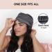 Kitsch Satin Sleep Mask - Softer than Silk Eye Mask for Women (Charcoal) - Buy Online on GoSupps.com