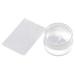 Clear Jelly Nail Art Stamper & Scraper - Transparent Silicone Stamping Tool Set for Perfect Manicure - Buy Online on GoSupps.com