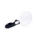 LED High-Definition Magnifying Glass 20 Times Old Reading 100mm Handheld Children's Magnifying Glass with Light Mirror Made in China