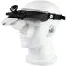Lighted Headset Magnifying Glasses 2LED Lights Handsfree Magnifier Loupe for Electronics Eyelash Crafts Jewelry Circuit Watch Repair 4 Different Lenses 1.2X/1.8X/2.5X/3 Interesting Life Interesting - Buy Online on GoSupps.com