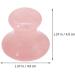Doitool 2 Piece Gua Sha Face Tools | Jade Roller & Mushroom Stones for Facelift | Perfect Gift for Women - Pink - Buy Online on GoSupps.com