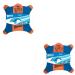 Chuckit!Flying Squirrel M |Double pack |2 x 1 piece |Apportal toys for dogs with a diameter of 35 cm |Particularly light and robust |Also swims on water