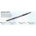 Jolie Indelible Brow Water Resistant Automatic Pencil - Black Coffee | Long-lasting, Easy Application - Buy Online on GoSupps.com