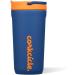 Corkcicle Kids Tumbler 12oz Triple Insulated Stainless Steel Mug - Electric Navy | Non-Slip Bottom, Easy Grip, Keeps Drinks Cold 18 Hours, Hot 3 Hours - Buy Online on GoSupps.com